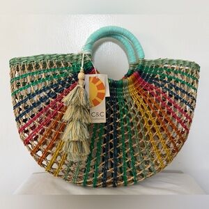 C&C California Vibrant Rainbow Tote